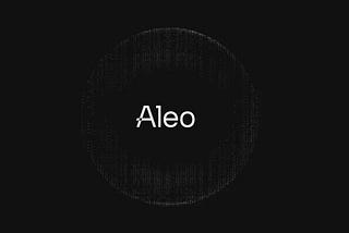 Aleo: Pioneering Privacy in Blockchain Technology