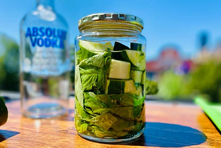 How to Make a Vodka Infusion Pt. 2~ Thai Basil & Cucumber