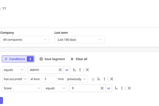 Build a loyal customer segment with filters.