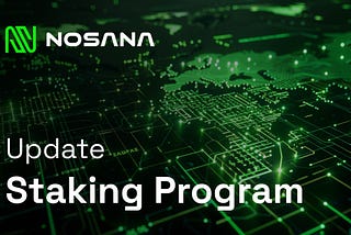 Nosana Staking Program Update