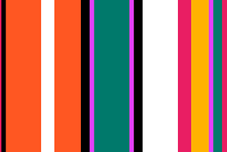 Colorful stripes created with CSS