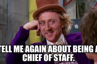 What does a Chief of Staff do?