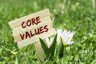 Defined Core Values Equals to Better Life