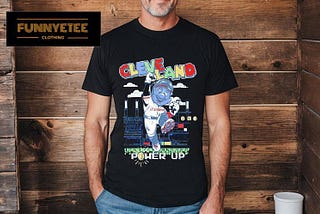 Cleveland Baseball Super Mario Power-up Shirt