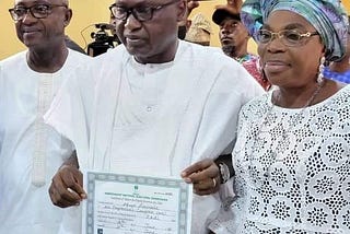 INEC Presents Certificate Of Return To Ekiti Gov-Elect, Oyebanji