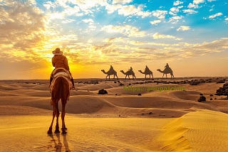 You can visit Jaisalmer from November to February