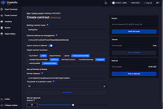 Create Your Multisig Smart Contract in 5 Minutes with CryptoDo’s No-Code DApp Builder