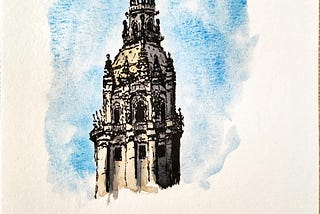 VirtualSketch: kerk in Spanje