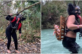 The most beachy version of Krampus was spotted in Florida (PHOTOS)