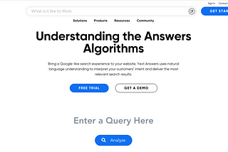 Understanding the Answers Algorithm