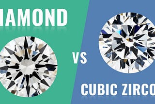 Diamond Vs cubic zirconia