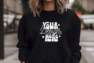 Gildan 18000 Sweatshirt Mockup Free