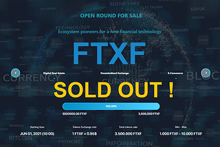 FTX FUND: PUBLIC SALE IS SOLD OUT