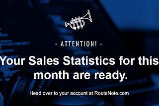 RouteNote sales statistics for October 2016 now available