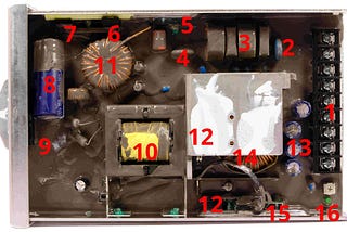 Review, teardown, and testing of ERPF-400–24 Mean Well power supply