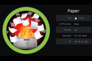 Paper HackTheBox Write-Up