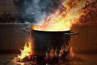 American pot boiling dry