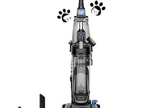 Eureka PowerSpeed Bagless Upright Vacuum Cleaner, Pet Turbo, Black