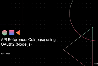 API Reference: Coinbase using OAuth2 (Node.js)