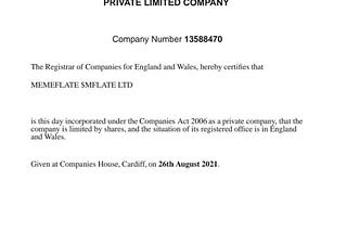 MemeFlate $MFlate Ltd