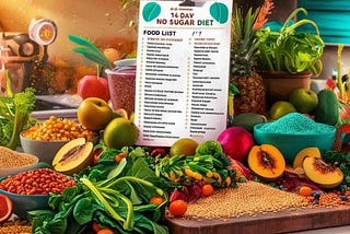 14 Days No Sugar Diet Food List | Acive-Energize