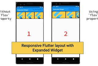 Responsive Flutter layout with Expanded widget