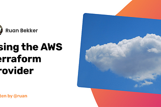 Using the AWS Terraform Provider