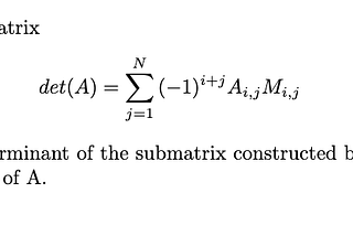 Deep Dive into Matrix Determinants