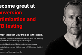 CXL Institute CRO Minidegree Review [Week 1] — Scratching The Surface of Website Optimisation