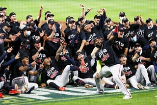 NLDS Game 3: Braves 7, Marlins 0 — Brooms