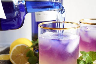 Violet Gin Fizz