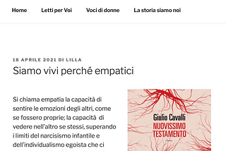 Lillatrailibri recensisce Nuovissimo testamento