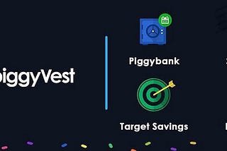 Piggyvest banner with rundown of app features