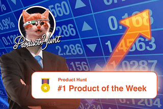 Our side project got #1 Product of the week on Product Hunt: +1.7k