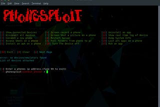 Exploit the Android Platform through ADB using PhoneSploit