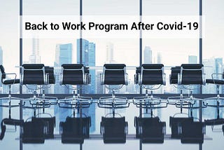 Back to Work Program After Covid-19