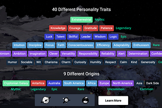 “First Quarter” Character Attributes & Supply