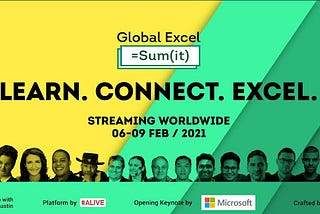 Join me at the Global Excel Summit 2021. Grab a ticket today!