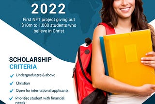 $10mil NFT Scholarship Program 2022 — IssueWire