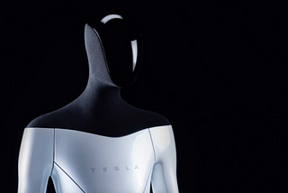 Imagem do robô humanoide anunciado por Elon Musk
