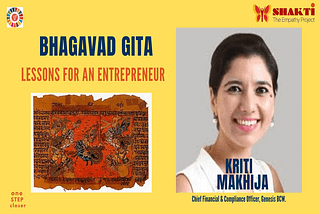 Bhagavad Gita lessons for an Entrepreneur