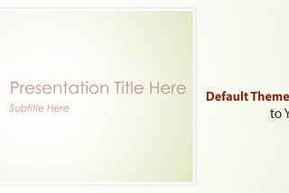 How to Apply Default Themes and Custom Themes to Your Presentation [PowerPoint Tutorial Chapter 2]