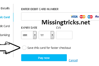 Paytm remove saved cards download