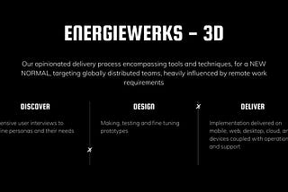 Energiewerks 3D - Discover, Design, Deliver : Part 1