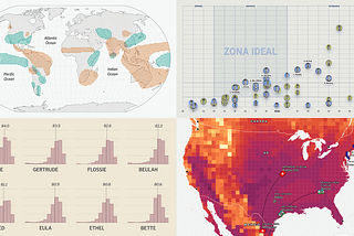 Screenshots of Fresh Examples of Data Graphics Done Well, Featured in This Edition of DataViz Weekly