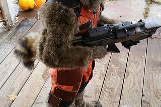 Talented Mom Hand Crafts an Incredibly Realistic ‘Rocket Raccoon’ Costume for Her 6-Year Old Son