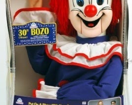 BOZO THE CLOWN DOLL For SALE * Basic — PRO Ventriloquist Dummy