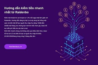 Hướng dẫn trade và phát triển hệ thống sàn RaidenBo chi tiết