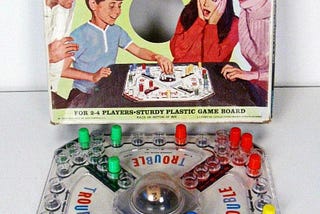 Image of the classic Generation X board game, Trouble.