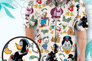 Donald, Huey, Dewey, and Louie DuckTales Hawaiian Shirt: Relive the Adventure in Style